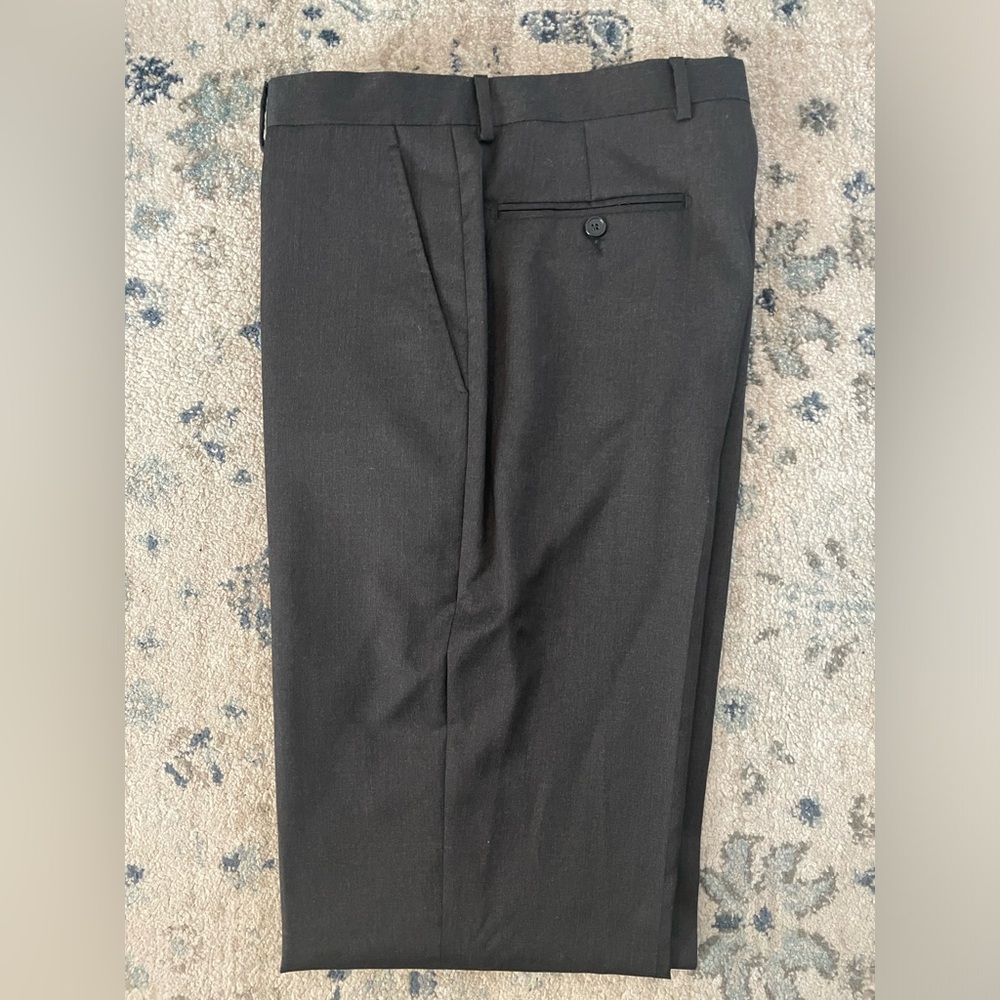 ZANIERI Made in Italy‎ ANGELICO Super 100'S Wool Flat Front Trouser size 33 New!